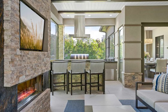 Exterior - Outdoor Living 3 for Prairie House Plan #938-116 - 3 bed, 3.5 bath