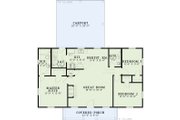 Traditional Style House Plan - 3 Beds 2 Baths 1100 Sq/Ft Plan #17-1162 Floor 