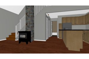 Interior - Other for Cabin House Plan #126-181 - 2 bed, 2 bath