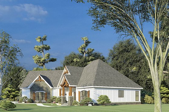 Exterior - Other Elevation 2 for Craftsman House Plan #923-192 - 3 bed, 2 bath