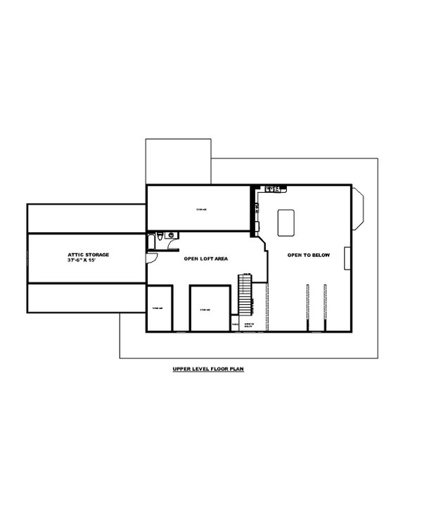 Dream House Plan - Farmhouse Floor Plan - Upper Floor Plan #117-936