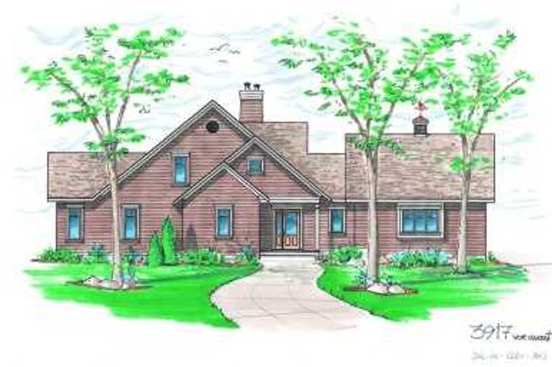 Dream House Plan - Traditional Exterior - Front Elevation Plan #23-387