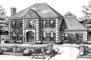 European Style House Plan - 5 Beds 3.5 Baths 3605 Sq/Ft Plan #310-222 