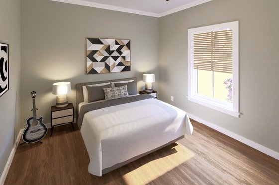 Interior - Bedroom for Farmhouse House Plan #44-276 - 3 bed, 2 bath