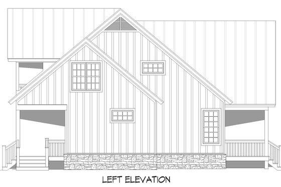 Exterior - Other Elevation 1 for Country House Plan #932-359 - 3 bed, 2.5 bath