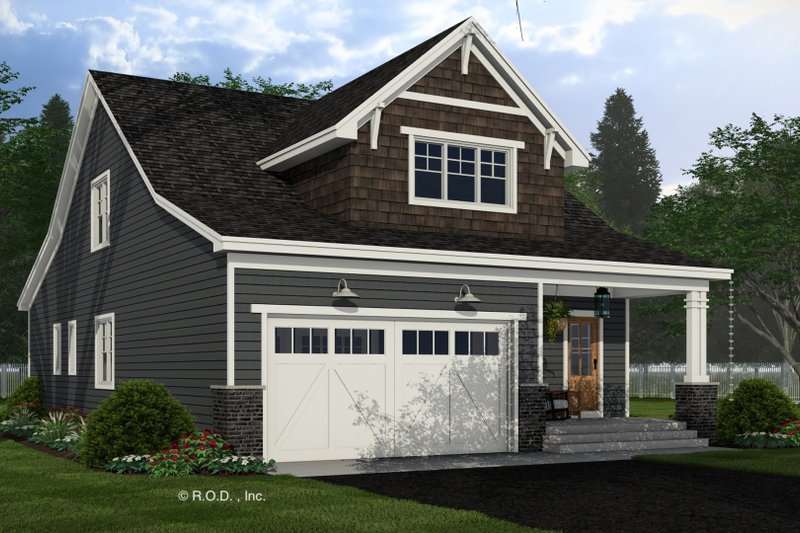 House Blueprint - Exterior - Front Elevation 5 for Craftsman House Plan #51-1294 - 4 bed, 4 bath