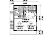 Cabin Style House Plan - 3 Beds 1 Baths 1248 Sq/Ft Plan #25-4849 