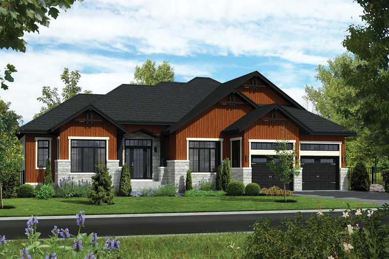 Ranch Style House Plan - 3 Beds 2 Baths 1836 Sq/Ft Plan #25-4456