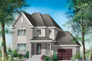 Traditional Exterior - Front Elevation Plan #25-4704