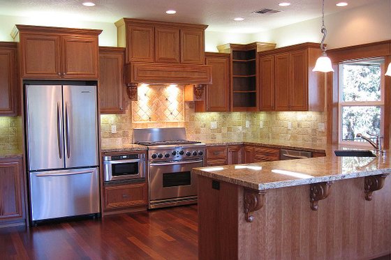 Interior - Kitchen for Craftsman House Plan #124-622 - 3 bed, 2.5 bath