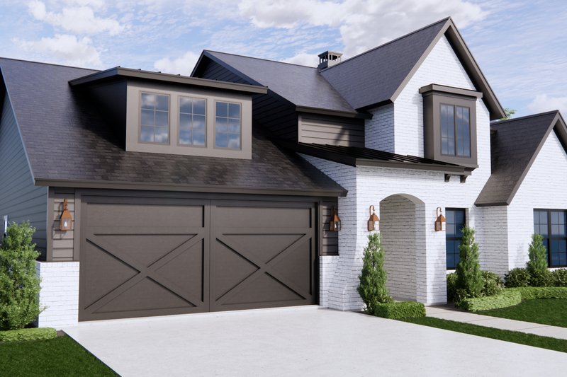 Dream House Plan - Exterior - Front Elevation 5 for Farmhouse House Plan #1096-92 - 4 bed, 2.5 bath