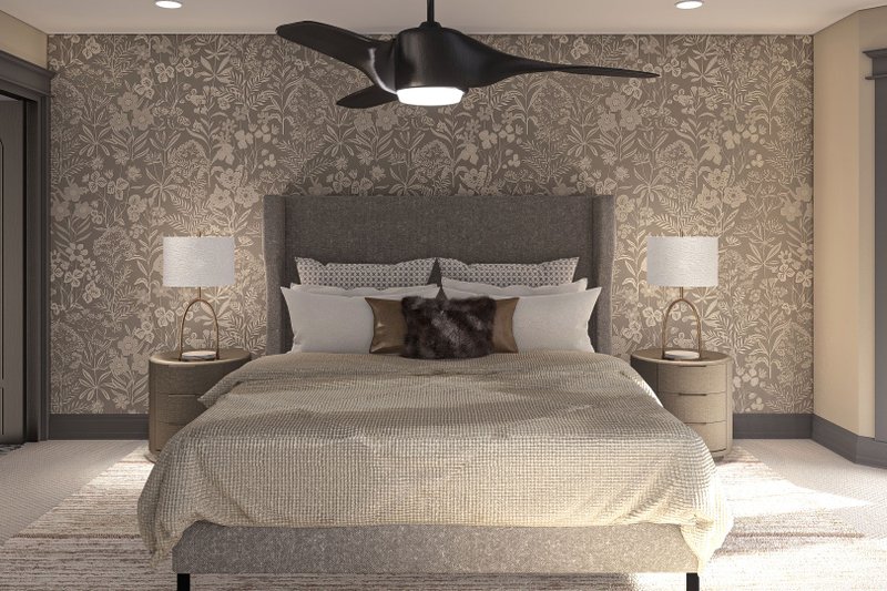 House Plan Design - Interior - Master Bedroom 1 for Victorian House Plan #455-462 - 3 bed, 2.5 bath