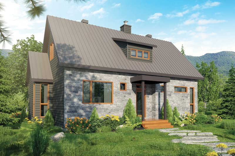 House Plan Design - Exterior - Front Elevation 3 for Cottage House Plan #23-2313 - 3 bed, 2 bath