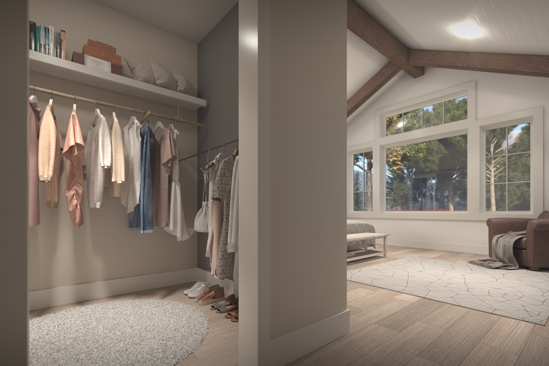 Home Plan - Interior - Master Bedroom for Ranch House Plan #1086-13 - 3 bed, 2.5 bath
