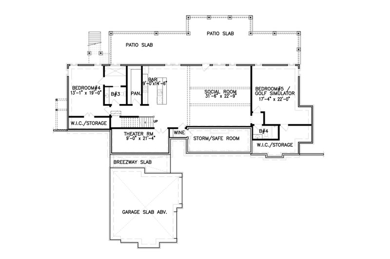 Home Plan - Floor Plan - Other Floor for Farmhouse House Plan #54-522 - 3 bed, 3.5 bath