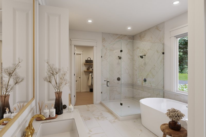 Dream House Plan - Interior - Master Bathroom for Farmhouse House Plan #430-395 - 3 bed, 2.5 bath