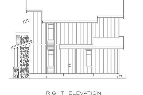 Exterior - Other Elevation 1 for Contemporary House Plan #1100-115 - 3 bed, 2.5 bath