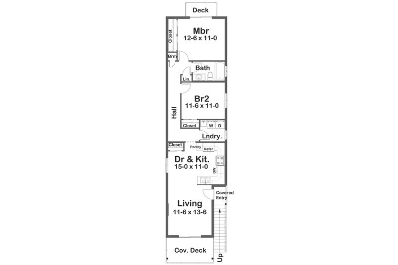 House Design - Floor Plan - Upper Floor for Farmhouse House Plan #126-291 - 4 bed, 4 bath