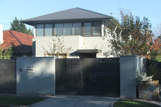 Modern style Home, front elevation photo