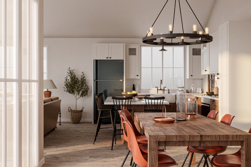 House Plan Design - Interior - Dining Room for Farmhouse House Plan #23-2773 - 4 bed, 3 bath