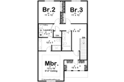 Traditional Style House Plan - 3 Beds 2.5 Baths 1916 Sq/Ft Plan #455-387 