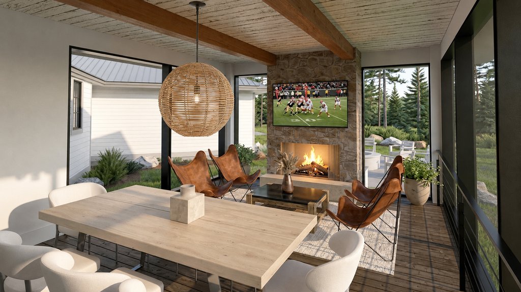 Exterior - Outdoor Living for Contemporary House Plan #928-363 - 4 bed, 3.5 bath