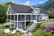 Country Style House Plan - 4 Beds 3.5 Baths 3696 Sq/Ft Plan #932-1156 