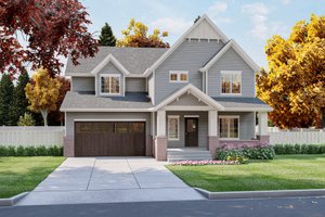Craftsman Exterior - Front Elevation Plan #455-203