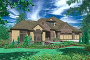 European Style House Plan - 5 Beds 4.5 Baths 4808 Sq/Ft Plan #48-133 