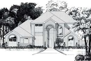 Traditional Exterior - Front Elevation Plan #62-112