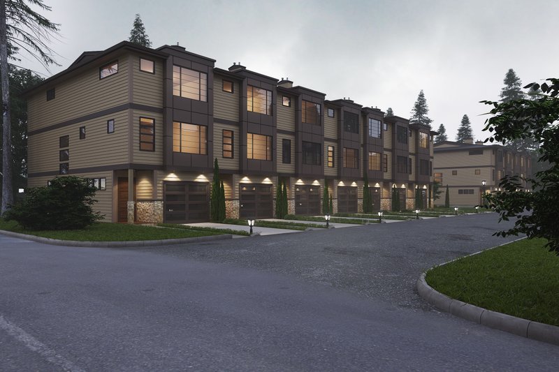 Dream House Plan - Exterior - Other Elevation 1 for Contemporary House Plan #1066-218 - 8 bed, 8.5 bath