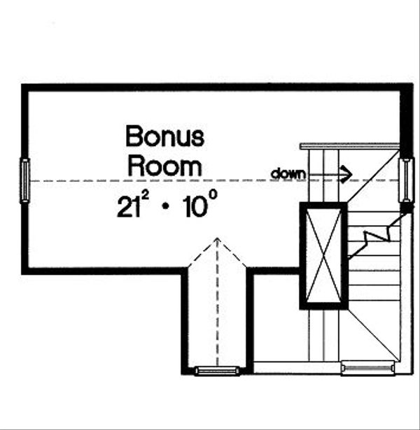 Cottage Floor Plan - Other Floor Plan #417-101