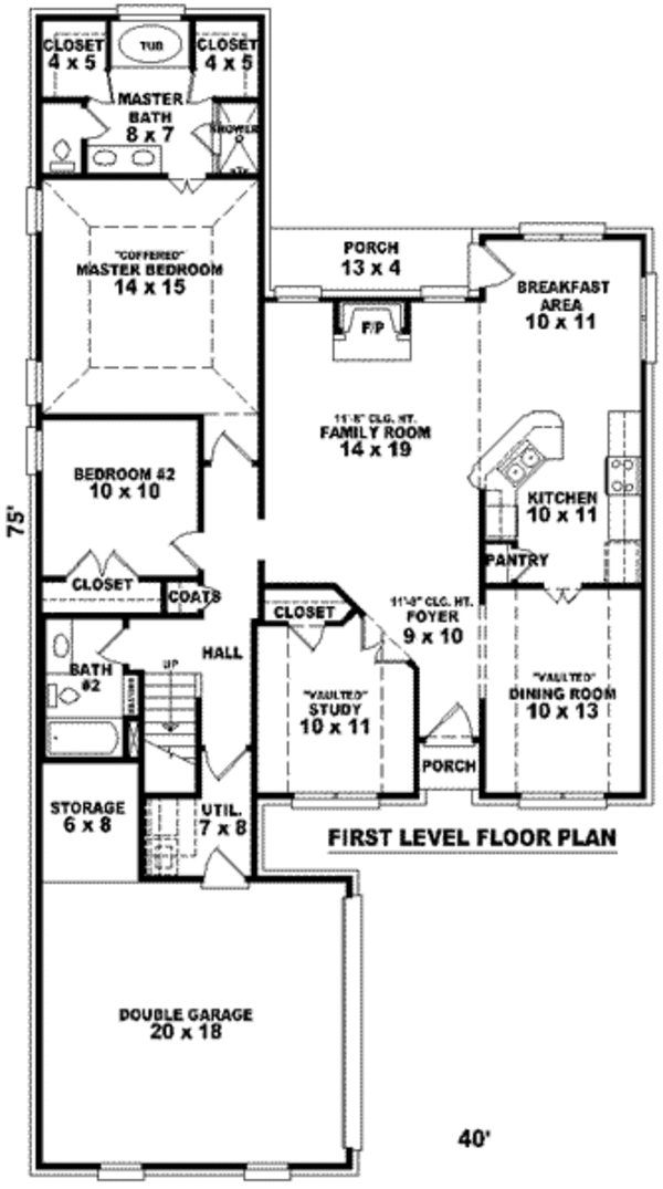 European Floor Plan - Main Floor Plan #81-814