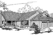 Traditional Style House Plan - 3 Beds 2 Baths 1630 Sq/Ft Plan #60-219 