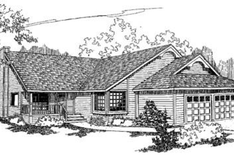 House Design - Traditional Exterior - Front Elevation Plan #60-219