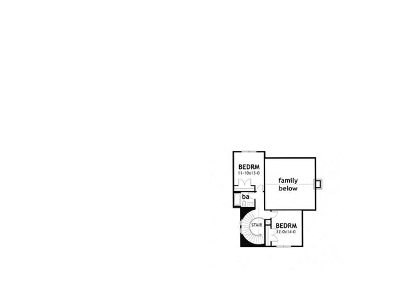 Farmhouse Floor Plan - Upper Floor Plan #120-195