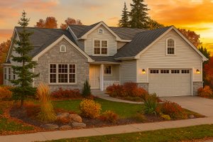 Traditional Exterior - Front Elevation Plan #124-602