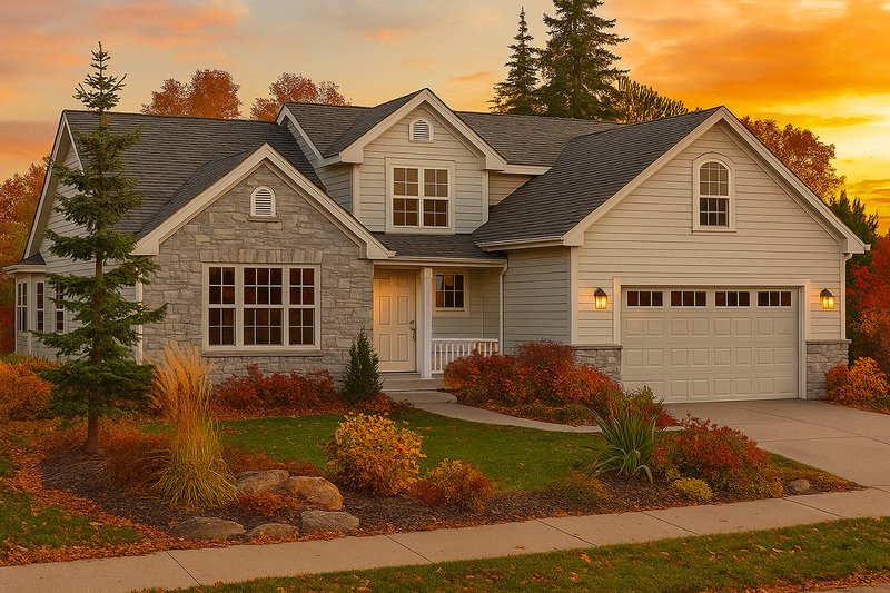Dream House Plan - Traditional Exterior - Front Elevation Plan #124-602