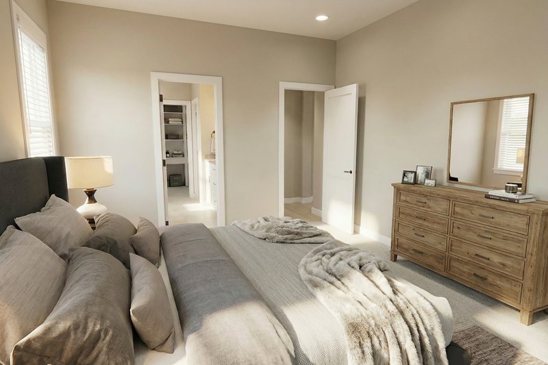 Dream House Plan - Interior - Master Bedroom 1 for Farmhouse House Plan #51-1529 - 3 bed, 2 bath