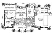 Farmhouse Style House Plan - 3 Beds 2.5 Baths 1724 Sq/Ft Plan #310-605 