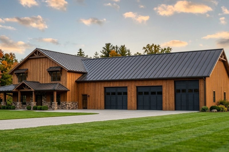 House Blueprint - Exterior - Front Elevation 2 for Country House Plan #1064-239 - 2 bed, 2.5 bath