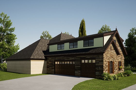 Exterior - Other Elevation for Craftsman House Plan #923-168 - 3 bed, 3.5 bath