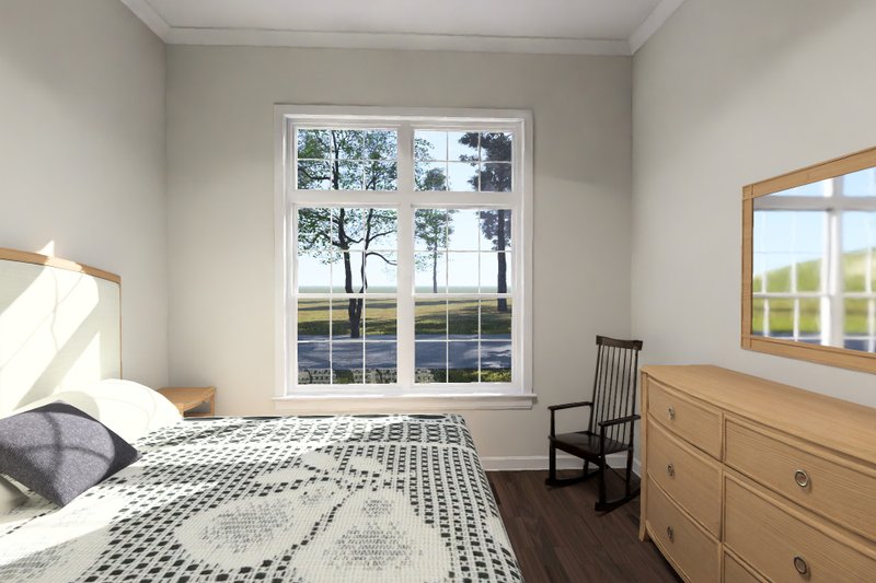 Architectural House Design - Interior - Master Bedroom for Modern House Plan #513-2470 - 3 bed, 2 bath
