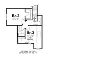 Traditional Style House Plan - 1 Beds 2 Baths 2083 Sq/Ft Plan #20-2307 