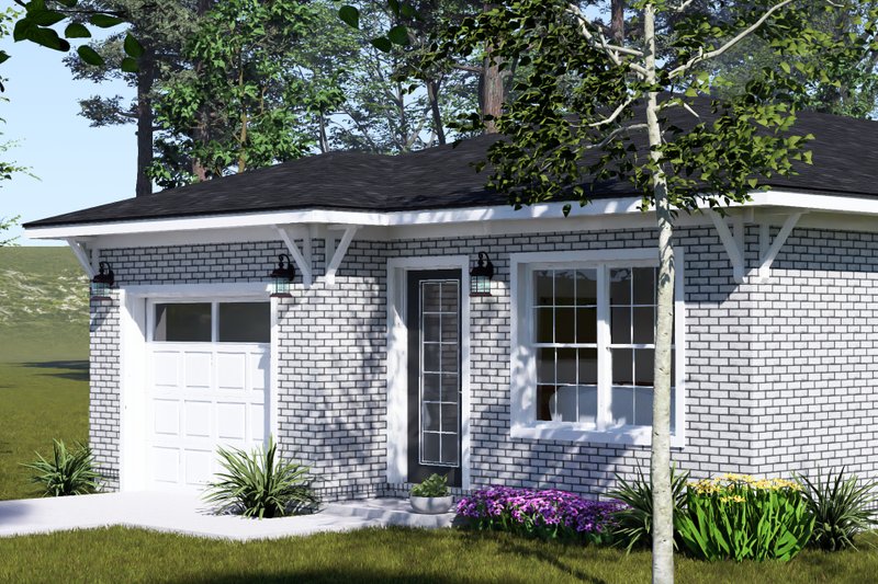House Blueprint - Exterior - Other Elevation 1 for Modern House Plan #513-2497 - 3 bed, 2 bath