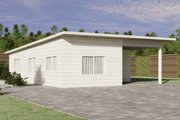 Beach Style House Plan - 3 Beds 2 Baths 935 Sq/Ft Plan #1106-66 