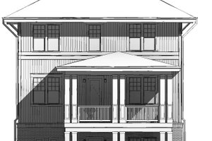 Exterior - Front Elevation 3 for Craftsman House Plan #926-5 - 3 bed, 3 bath