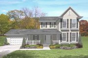 Traditional Style House Plan - 3 Beds 2.5 Baths 2252 Sq/Ft Plan #50-267 