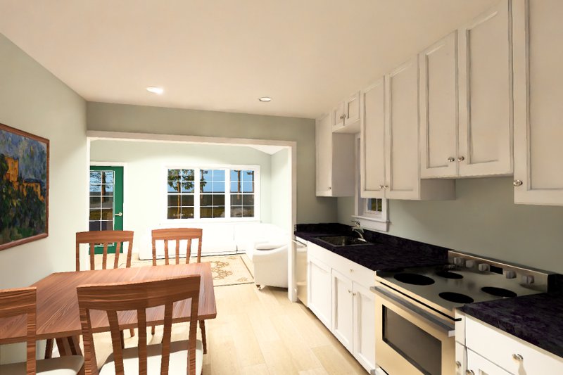 Dream House Plan - Interior - Kitchen 1 for Cottage House Plan #513-2434 - 1 bed, 1 bath