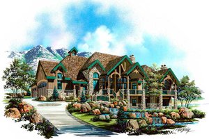 Home Plan - Craftsman Exterior - Front Elevation Plan #5-330